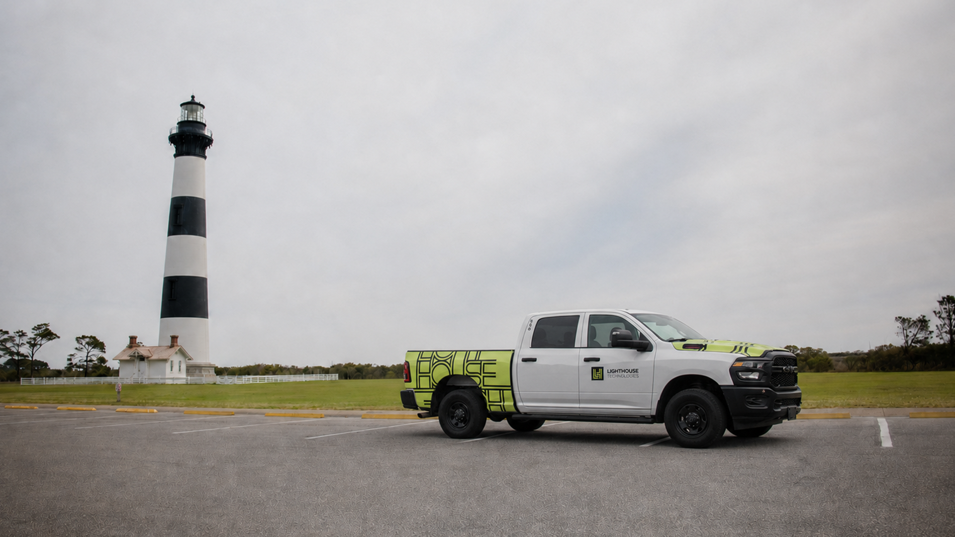 Lighthouse truck at a lighthouse
